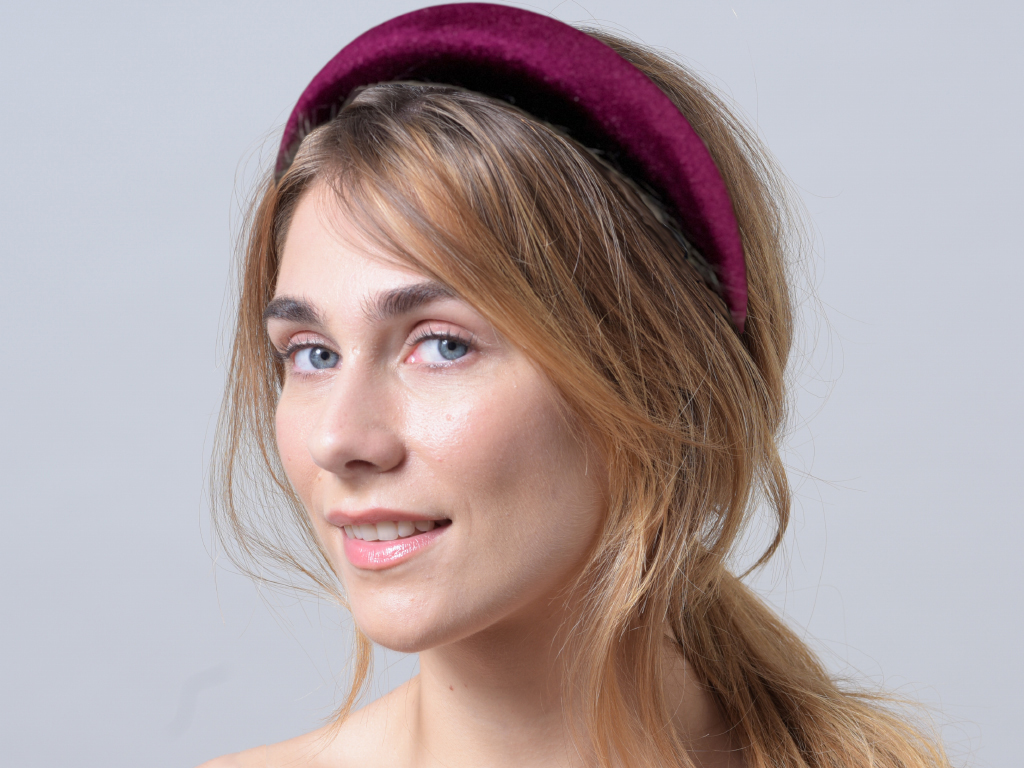 Haarreif Cleo bordeaux