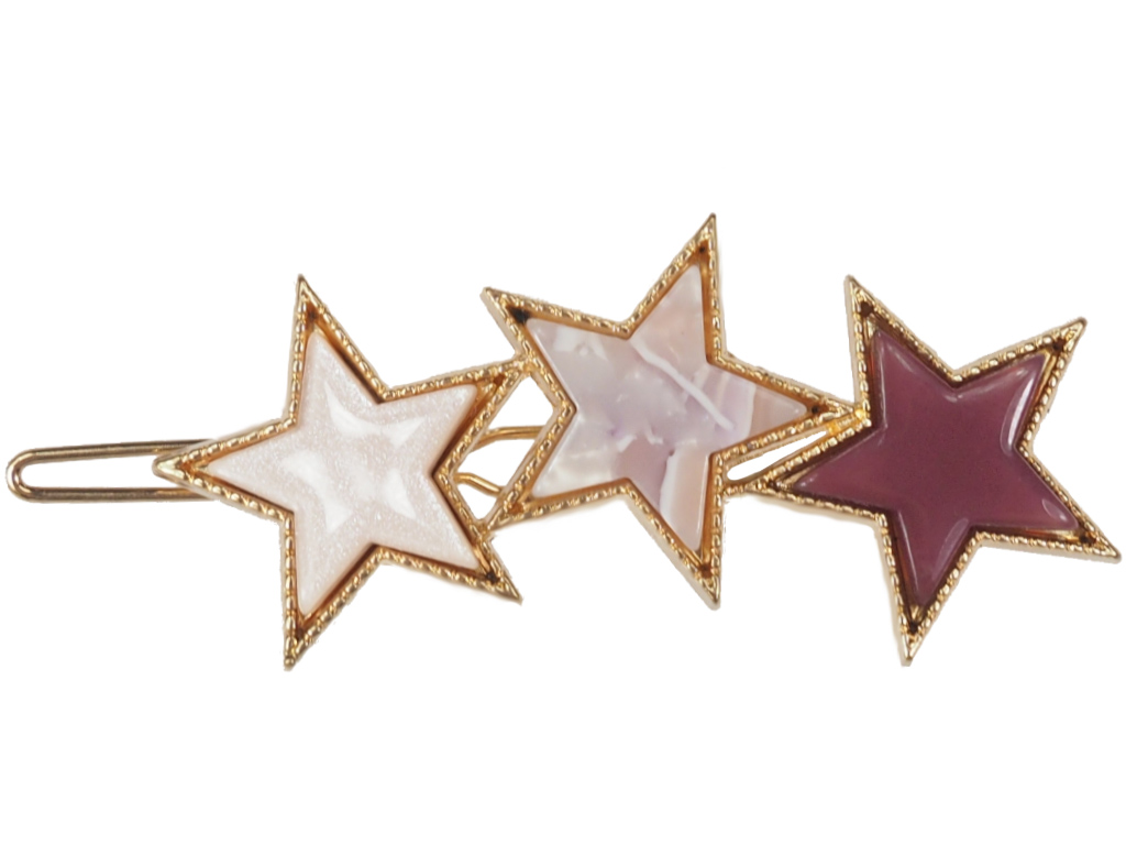 Haarspange Estella rosérot groß