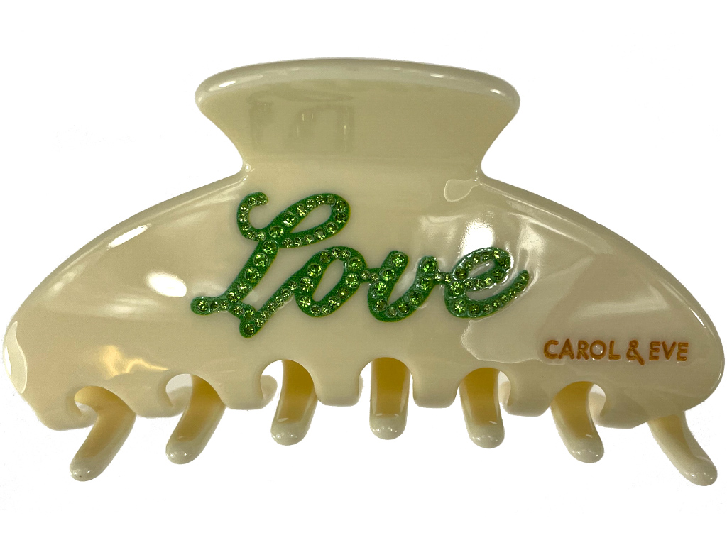 Haarklammer Lovie grün