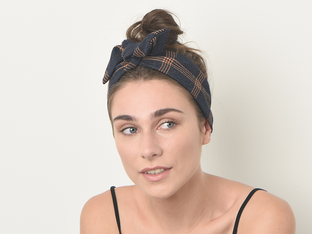 Haarband Marlene blau