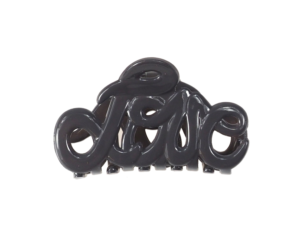 Haarklammer Love graphit klein