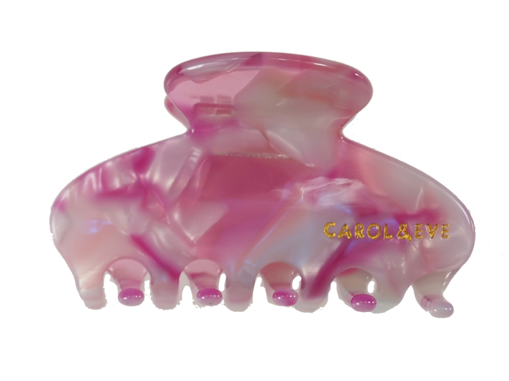 Haarklammer Elena pink medium