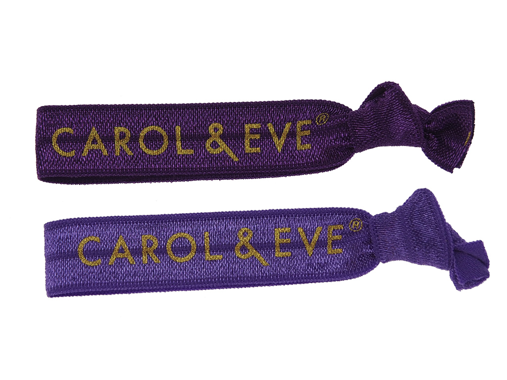 Haargummis Happy violett