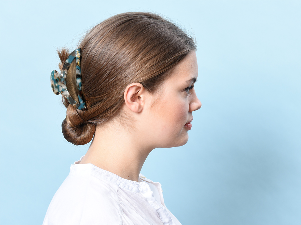 Haarklammer Mila turquoise