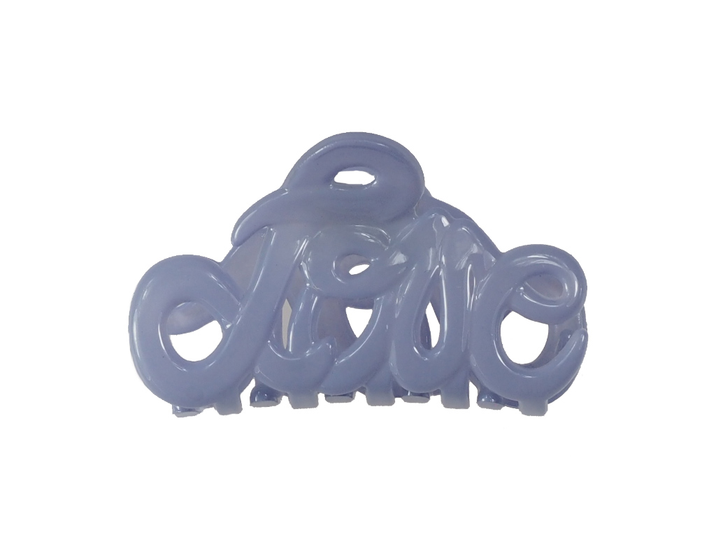 Haarklammer Love lila klein