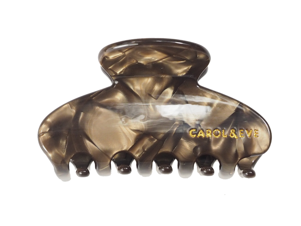 Haarklammer Ella braun