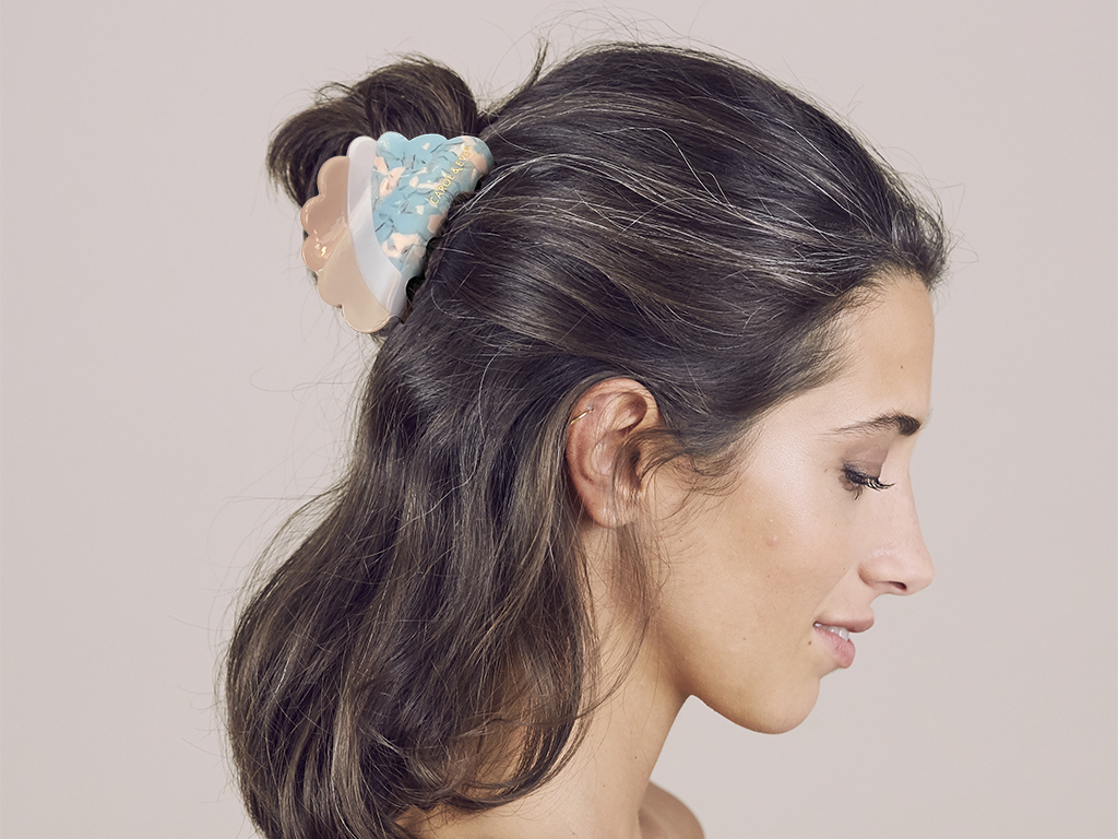 Haarklammer Skyla blue