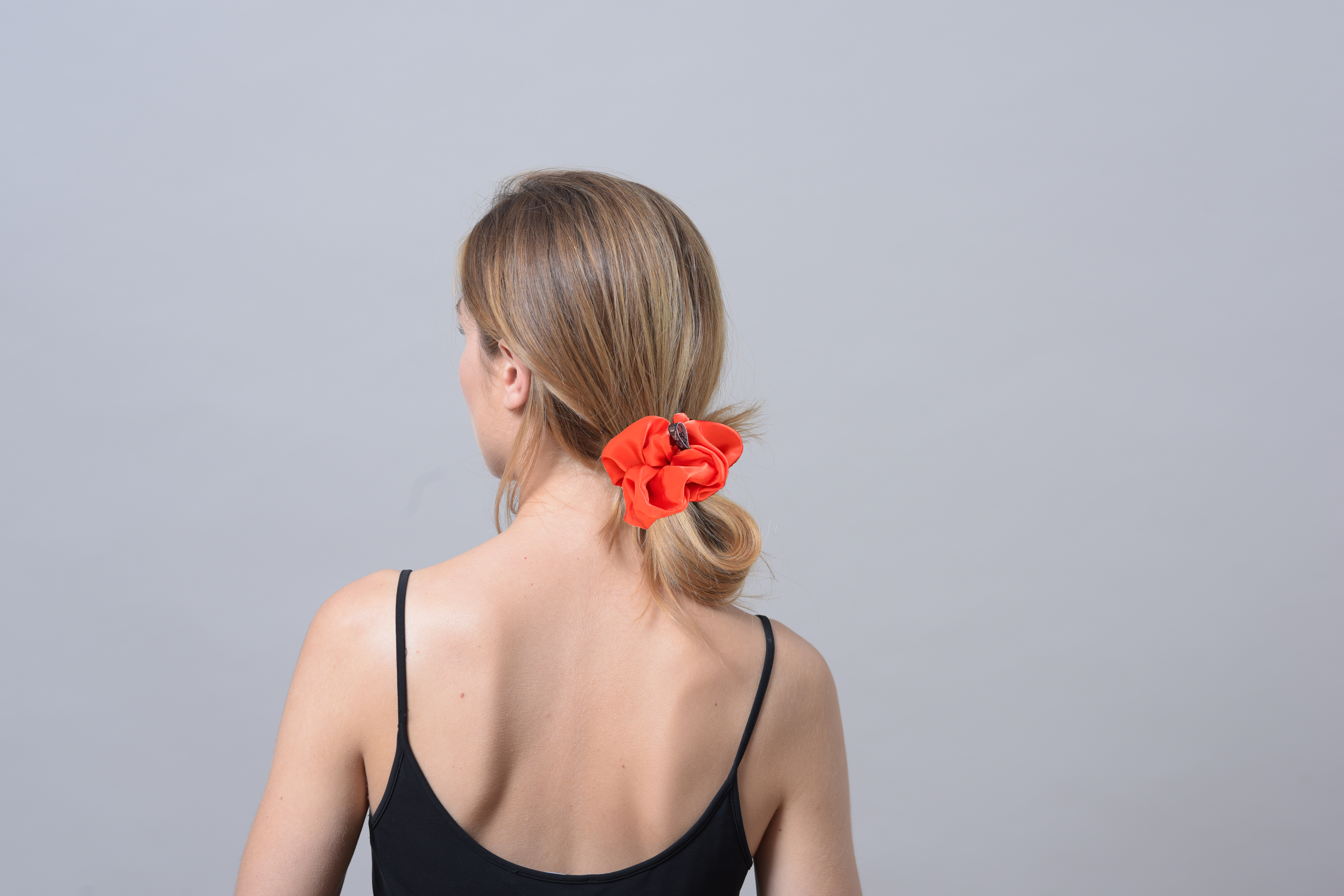 Seiden-Scrunchie Seda rouge
