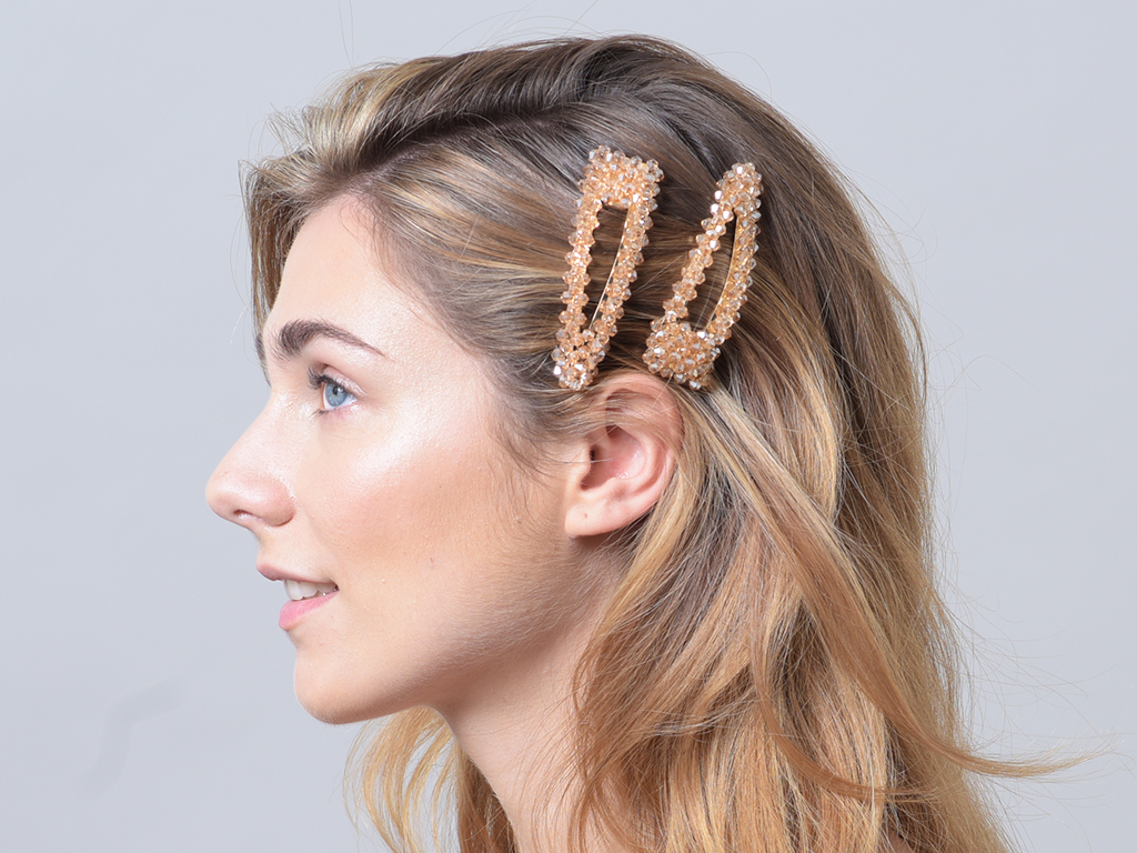 Haarspange Rubia beige