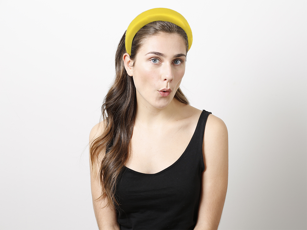 Haarreif Amanda gelb