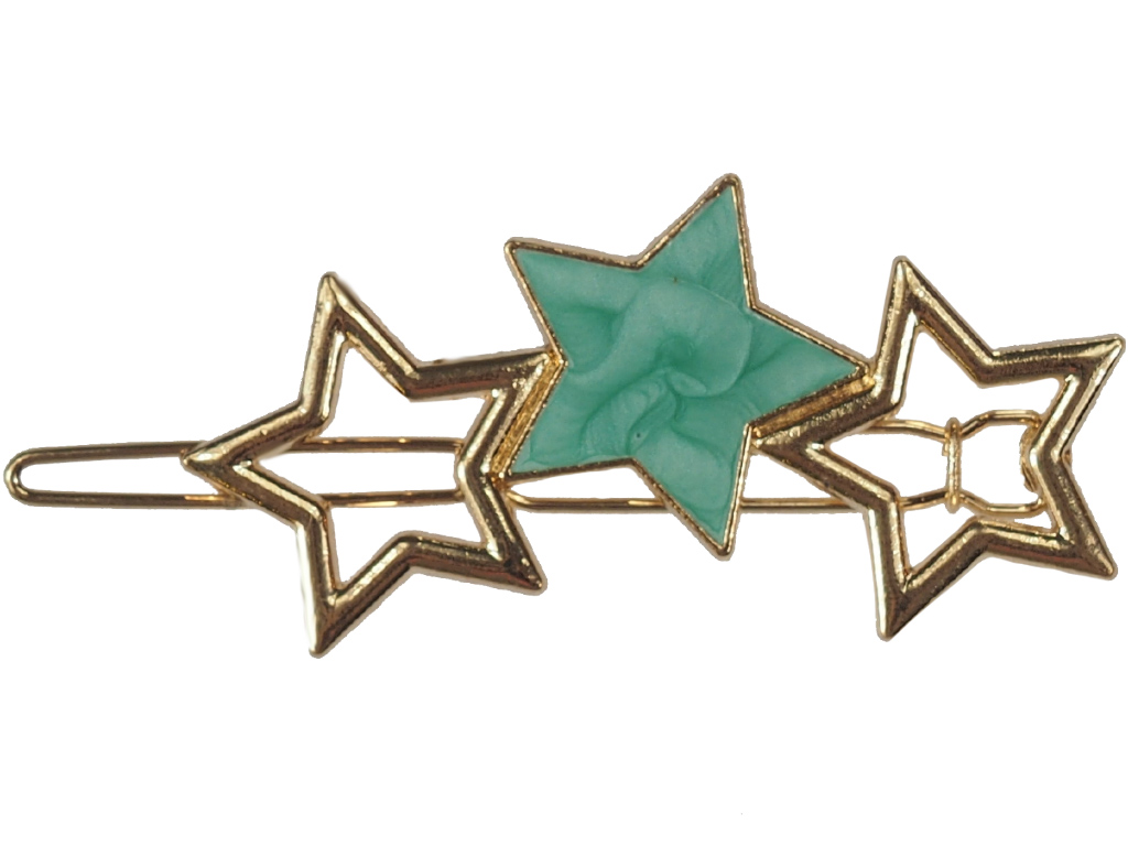 Haarspange Estella aquamarin