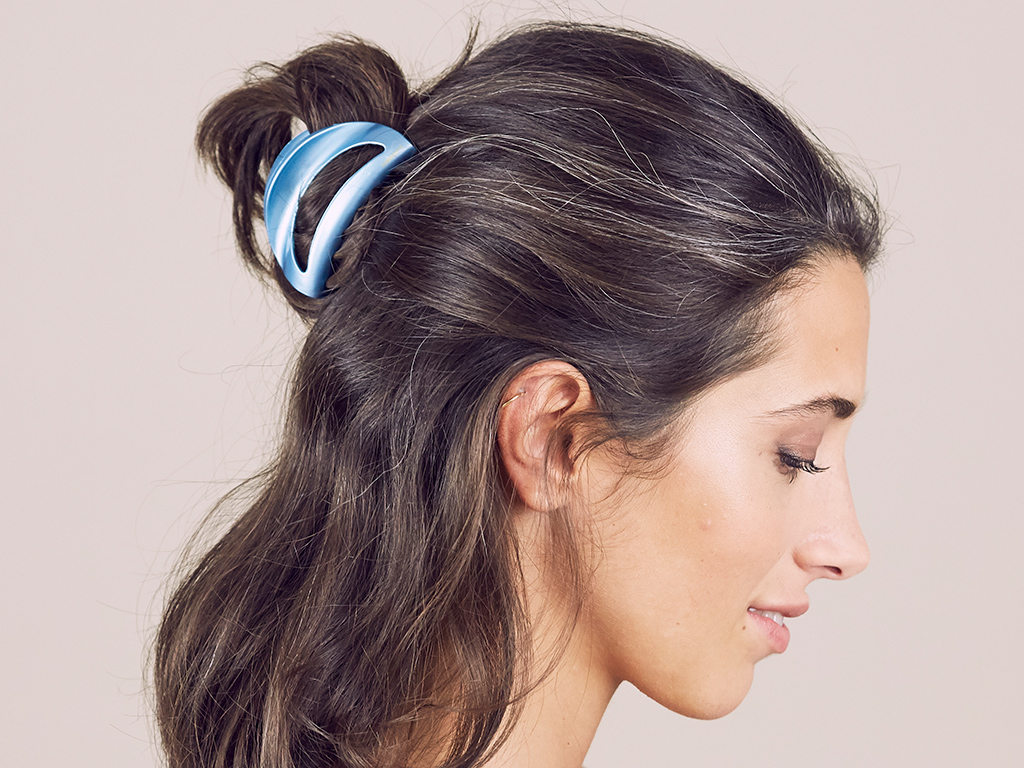 Haarklammer Emmi hellblau klein