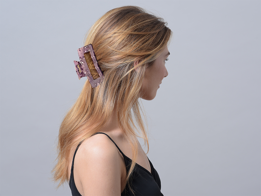 Haarklammer Lykka flieder groß