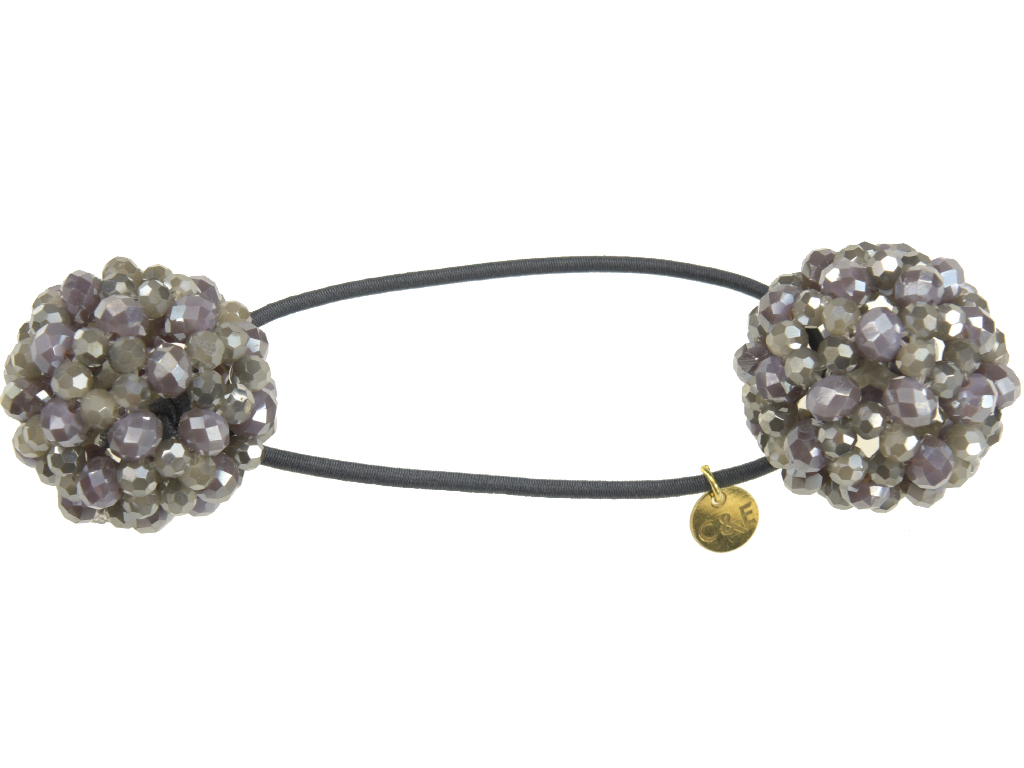 Haargummi Claire grau